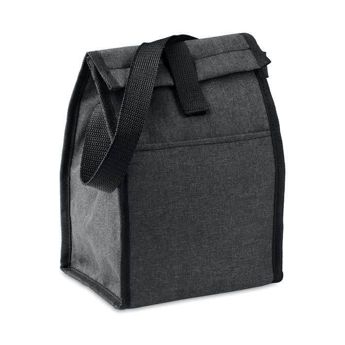 Insulated lunch bag FAKER made of recycled material, 3 l - black