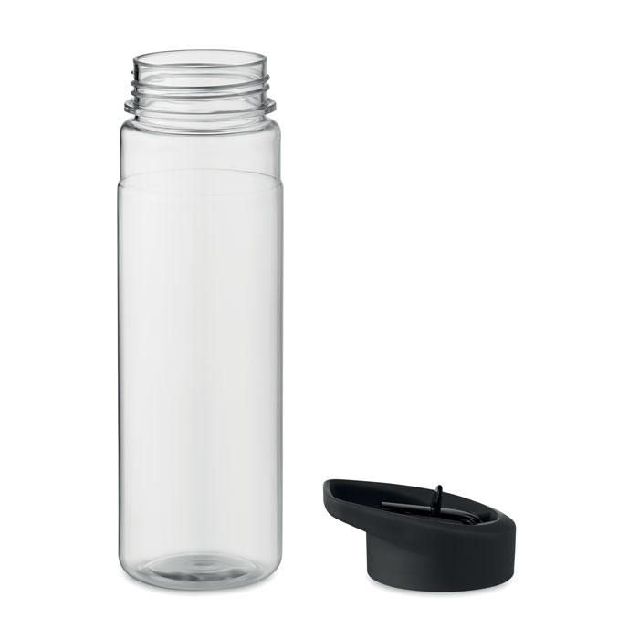 Plastová lahev s brčkem HYDRA z recyklovaného materiálu, 650 ml