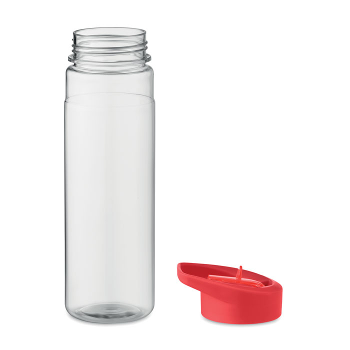 Plastová lahev s brčkem HYDRA z recyklovaného materiálu, 650 ml