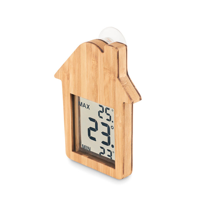Bamboo weather station KALAVA in the shape of a house - wooden