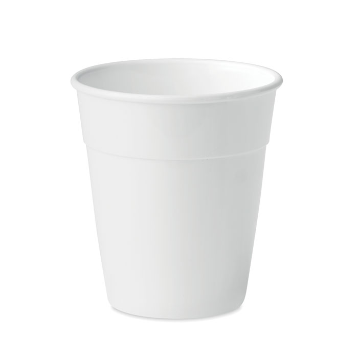 Plastic cup CUDS, 350 ml - white