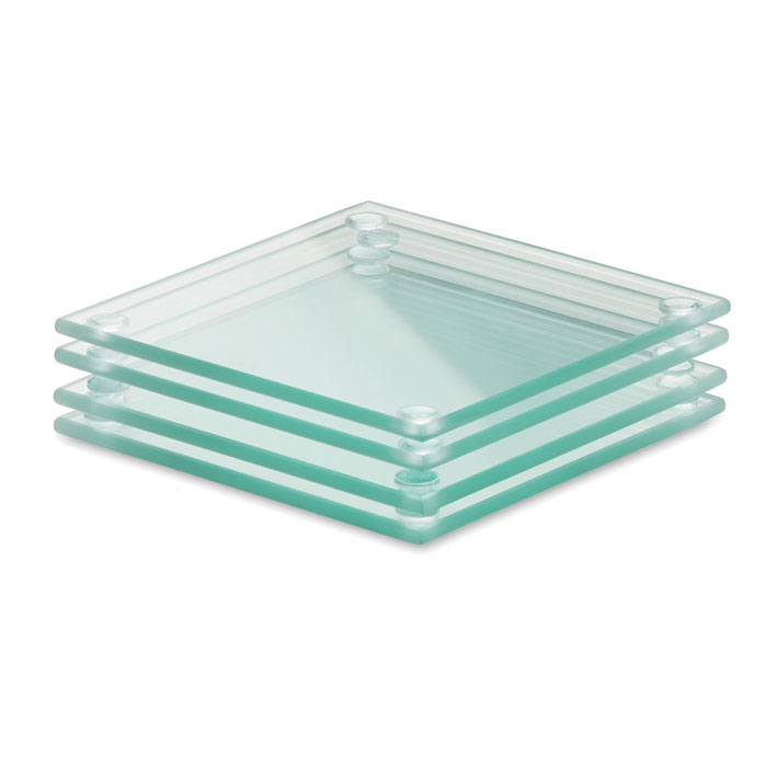 Glass coasters GLASSER - transparent
