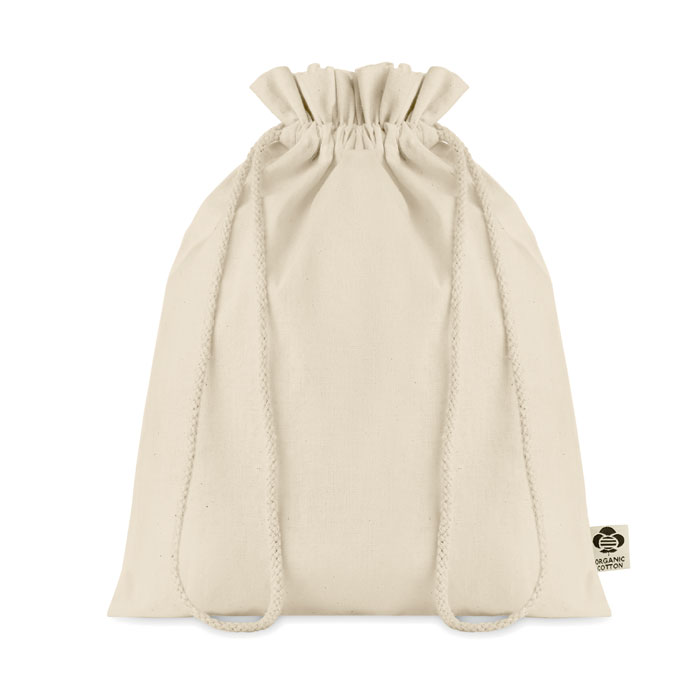 Cotton gift bag BERTA - beige