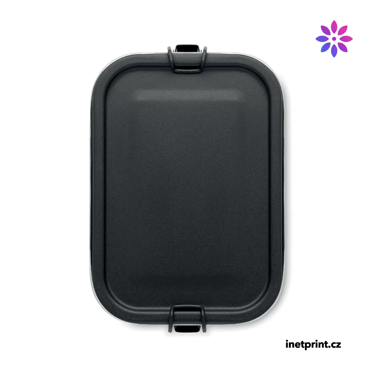 Nerezová krabička na oběd BROWNIE - černá