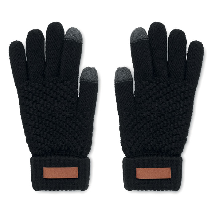 Dotykové zimní rukavice TAKAI - černá