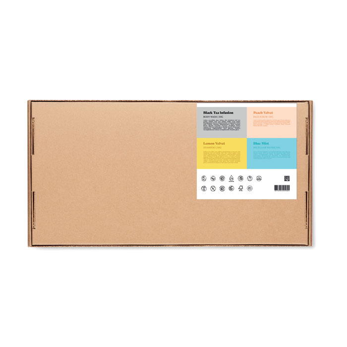 Dárková kosmetická sada na cesty ELEGANCE - dřevo