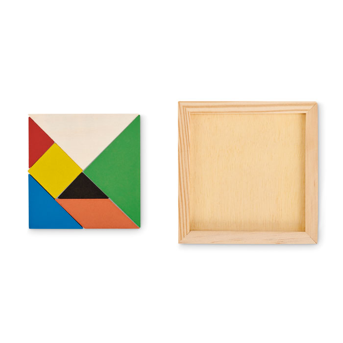 Dřevěné puzzle TANGRAM - dřevěná