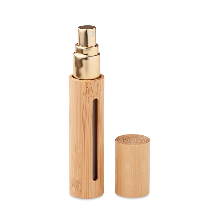 Rozprašovač parfému MIZER v bambusovém pouzdru, 10 ml - dřevěná