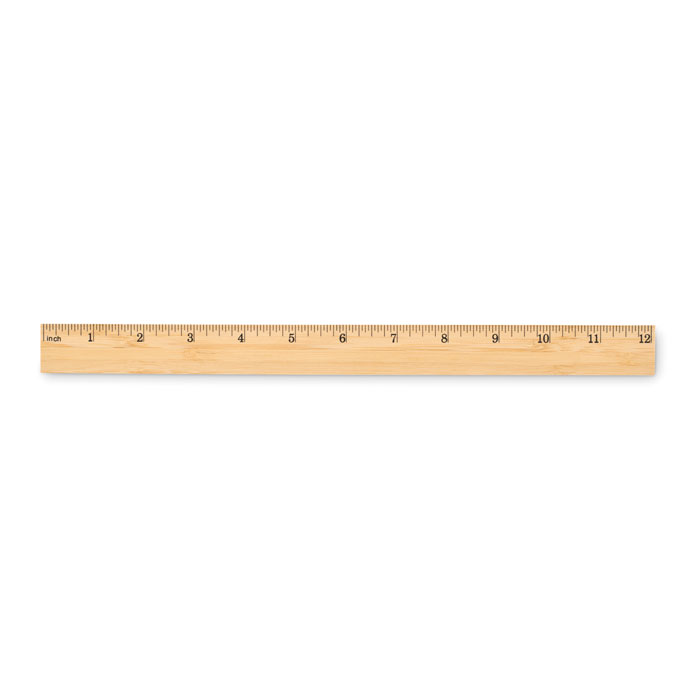 Bambusové pravítko BARIS, 30 cm - dřevěná