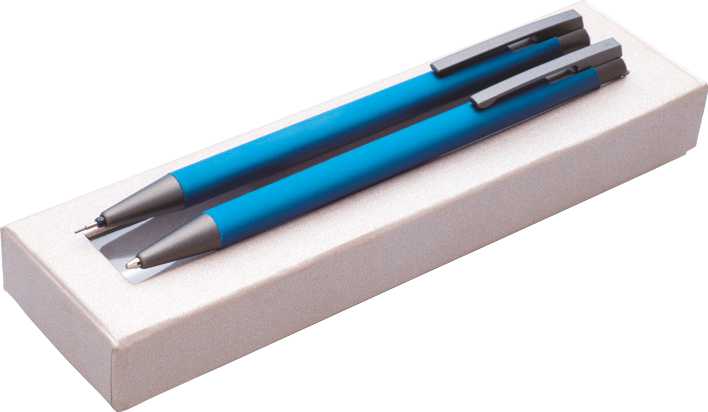 ARMI SOFT metal ballpoint pen and micropencil set in gift case