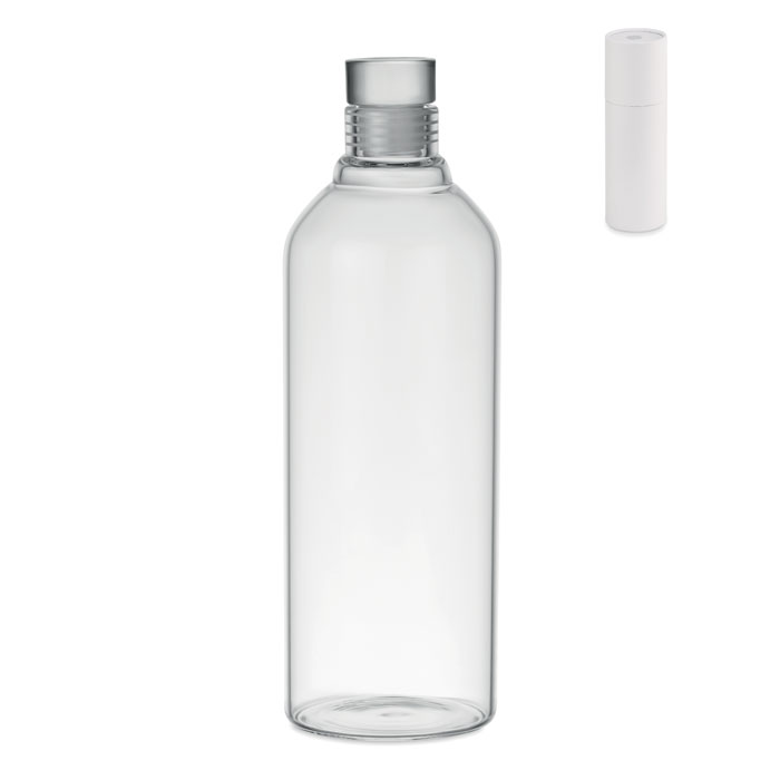 Glass bottle LARGE LOU, 1 l - transparent