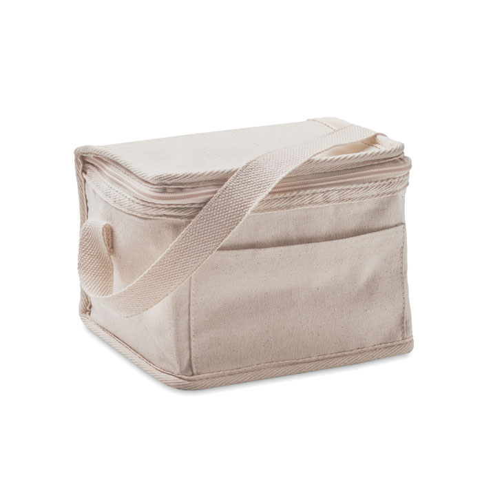 Cotton cooling bag EVAN for 6 cans - beige