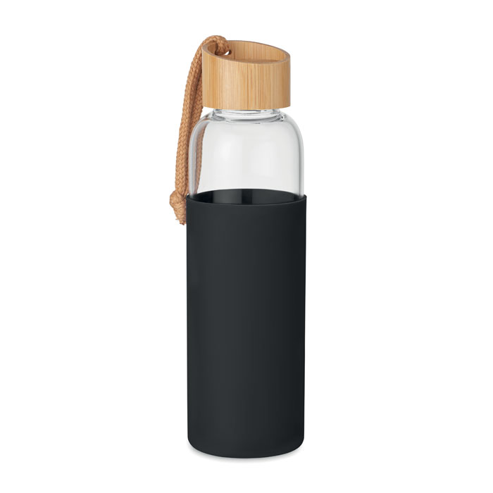 Glass bottle in silicone sleeve CHAI, 500 ml