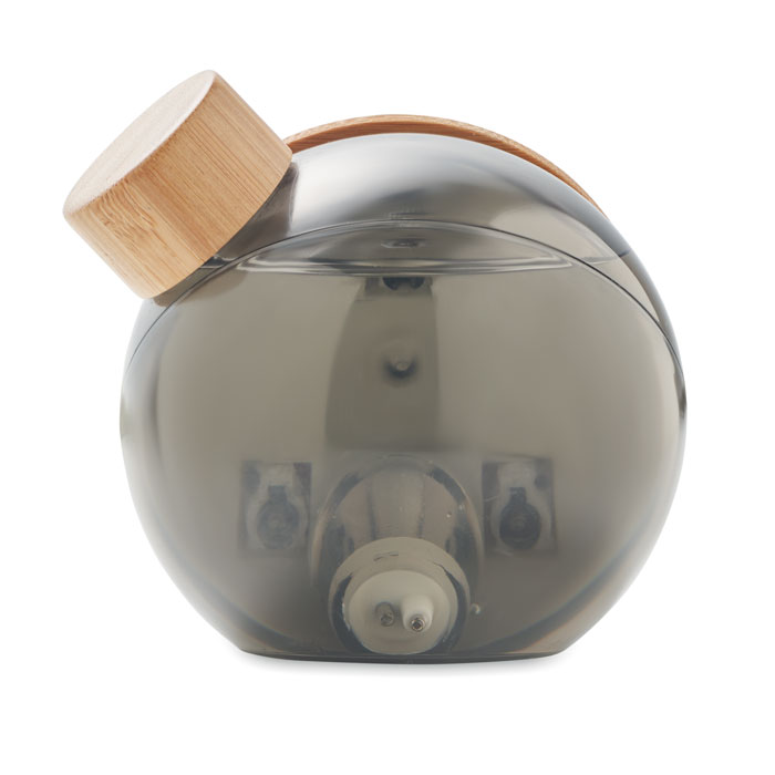 Bambusové LCD hodiny na slanou vodu DROPPY LUX - transparentní šedá Bambusové LCD hodiny na slanou vodu DROPPY LUX - transparentní šedá