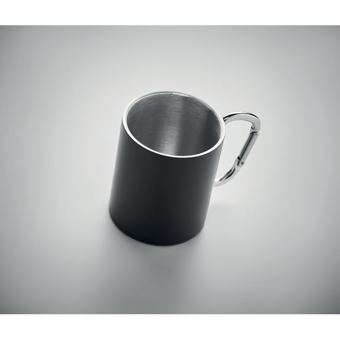 Kovový hrnek s dvojitou stěnou TRUMBA, 300 ml