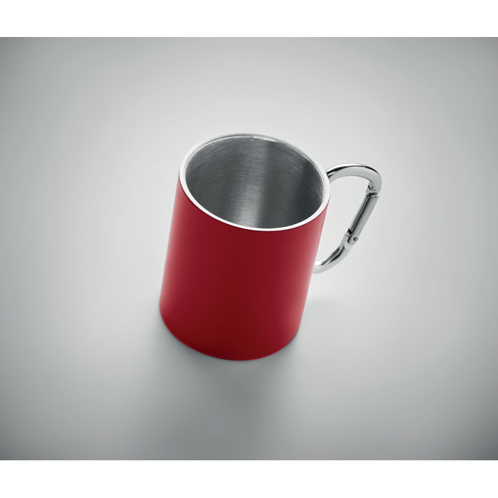 Kovový hrnek s dvojitou stěnou TRUMBA, 300 ml
