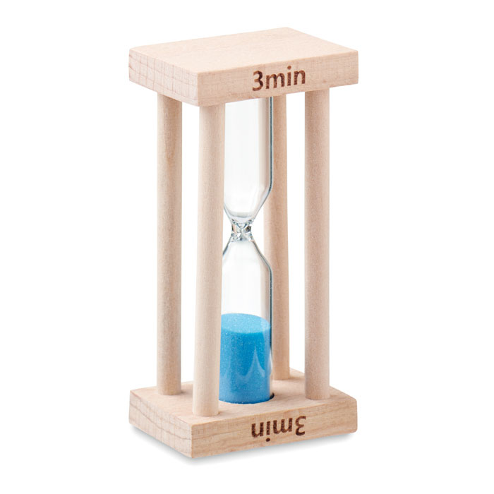Wooden hourglass CI, 3 min - wooden