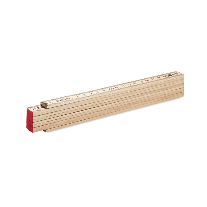 Folding carpenter's tape measure ARA, 2 m - wooden