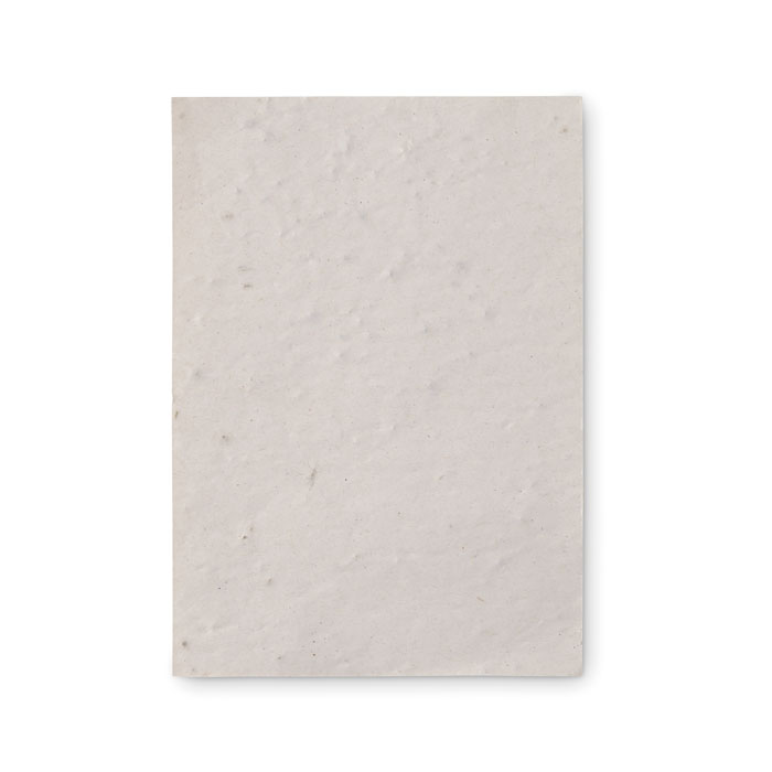 List papíru se semínky květin CREPE II, formát A6 - bílá