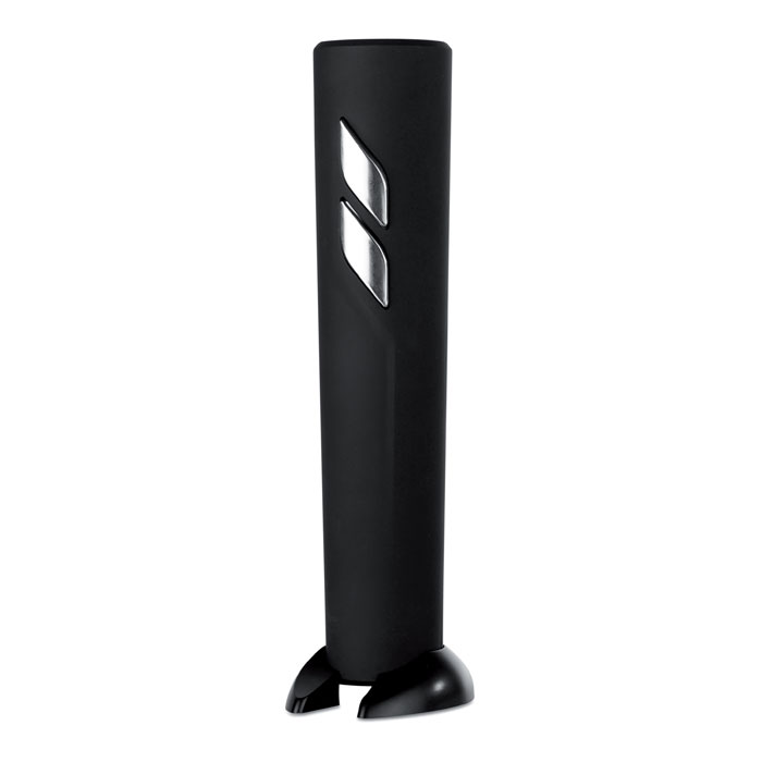 Electric bottle opener with stand CARLEY - black