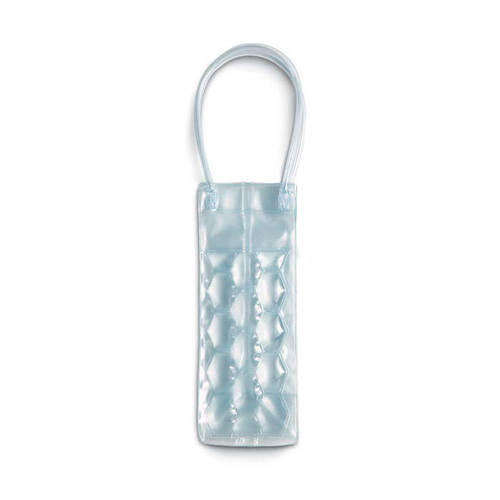 Plastic transparent bottle cooler bag REX