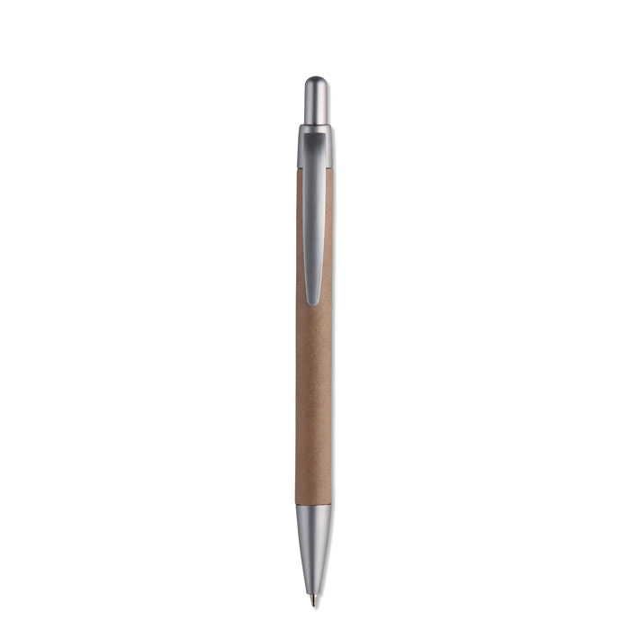Eco ballpoint pen KHAN - matt silver