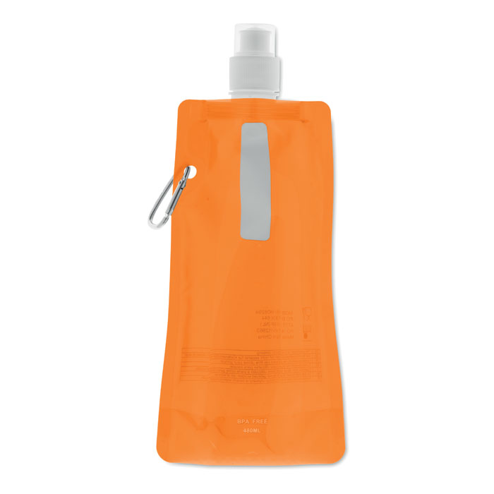 Plastová skládací lahev SACK s karabinou, 480 ml