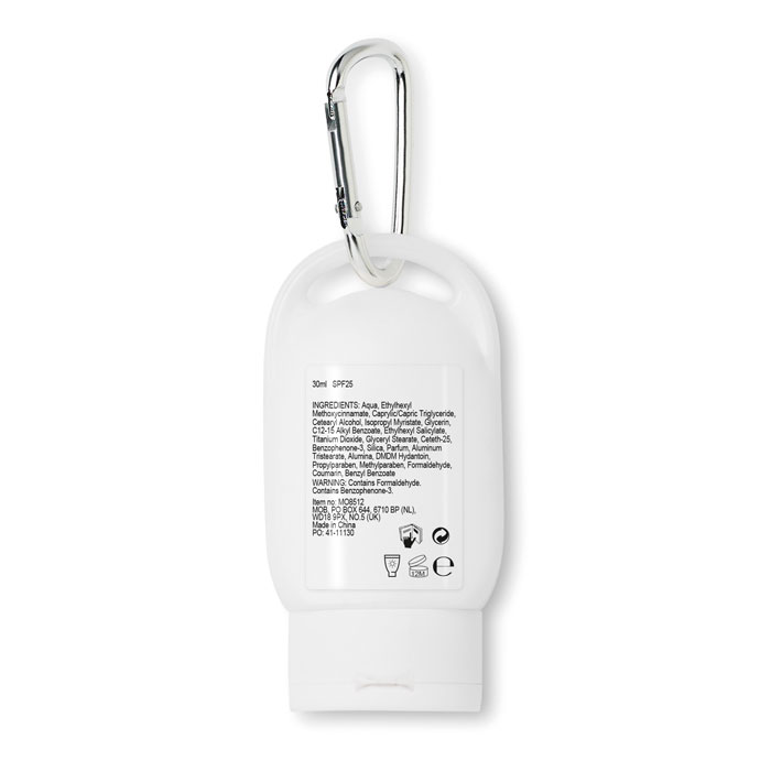 Opalovací krém ANSA s karabinou, 30 ml