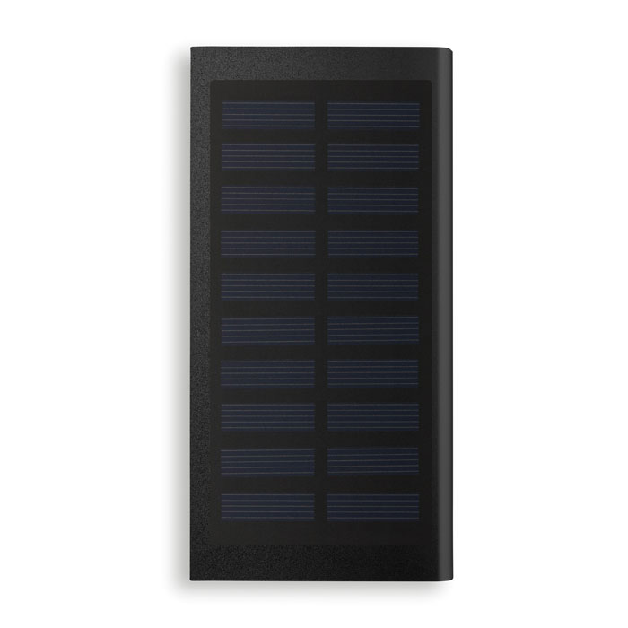 Hliníková solární power banka SOLAR POWERFLAT, 8000 mAh