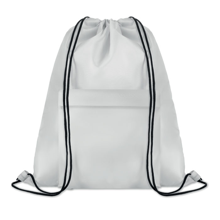 Polyester drawstring backpack JOTTERS with front pocket