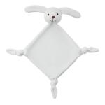 Plyšový ručník pro miminka SPADING se zvířátkem - bílá