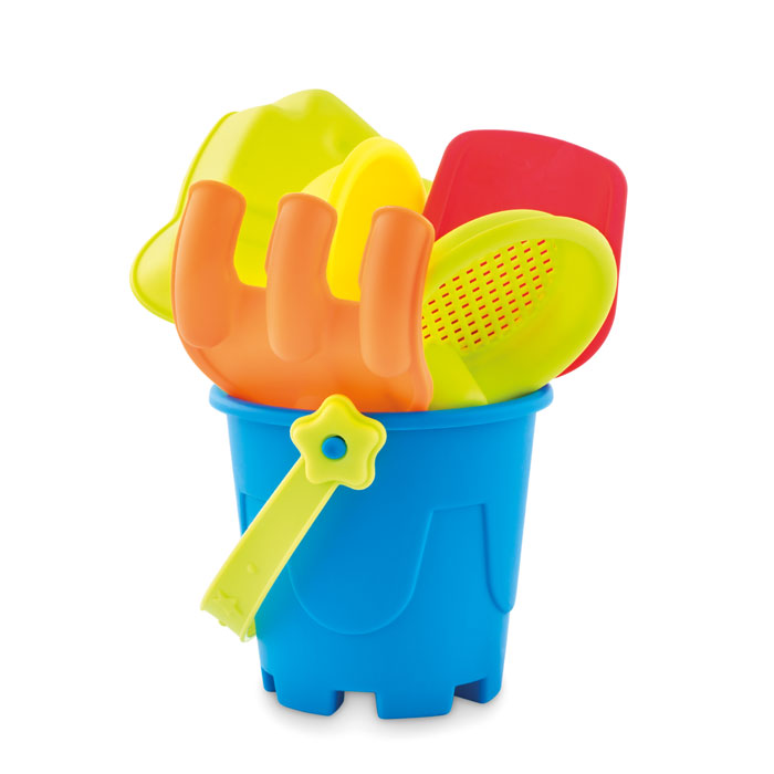 Plastic beach toy set TOILS - multi-coloured