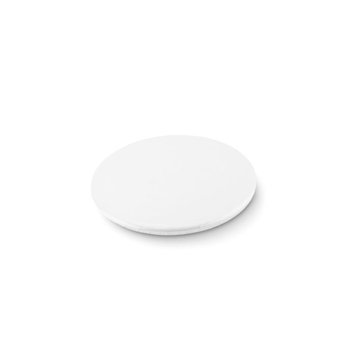 Magnetický button POLYADIC s otvírákem lahví - matně stříbrná