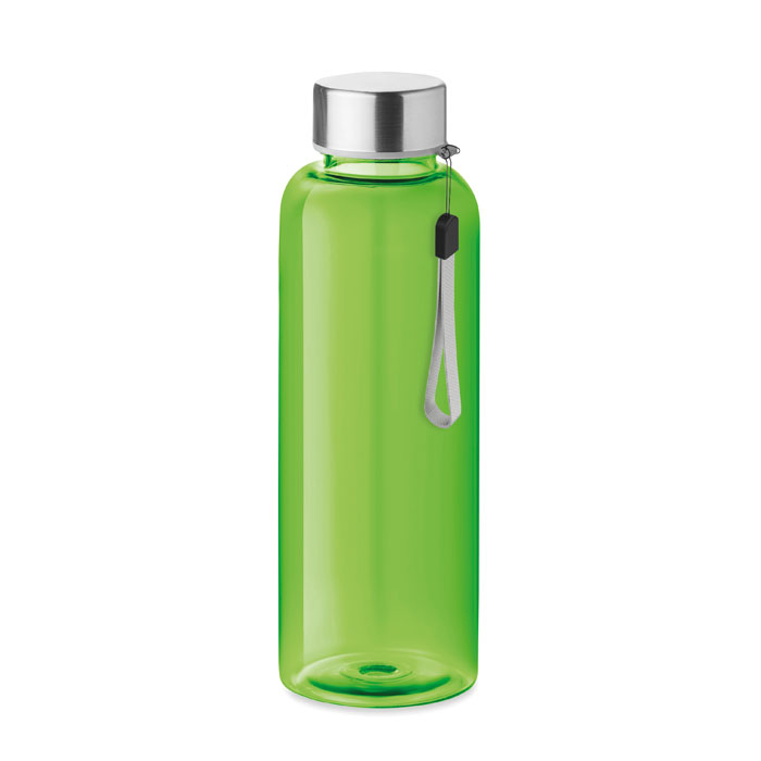 Tritan transparent drinking bottle PEWTER with cap, 500 ml