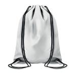 Polyesterový reflexní batoh GAMIC se stahovacími šňůrkami - stříbrná