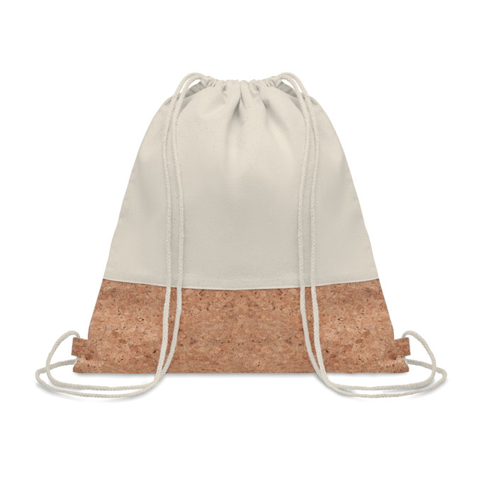 Drawstring backpack SIMONS with cork details