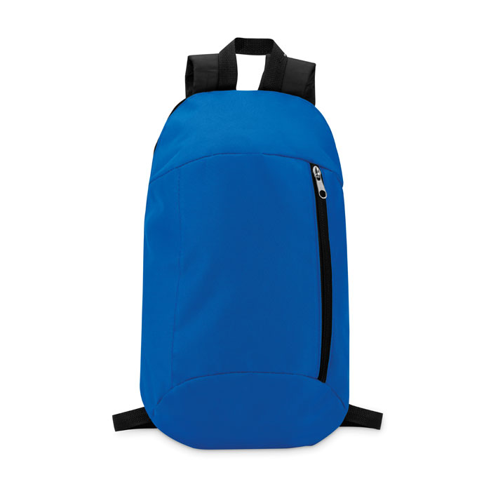 Polyester backpack MYOPIA with vertical zipper pocket