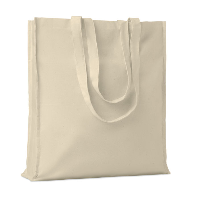 Cotton shopping bag WOOF - beige