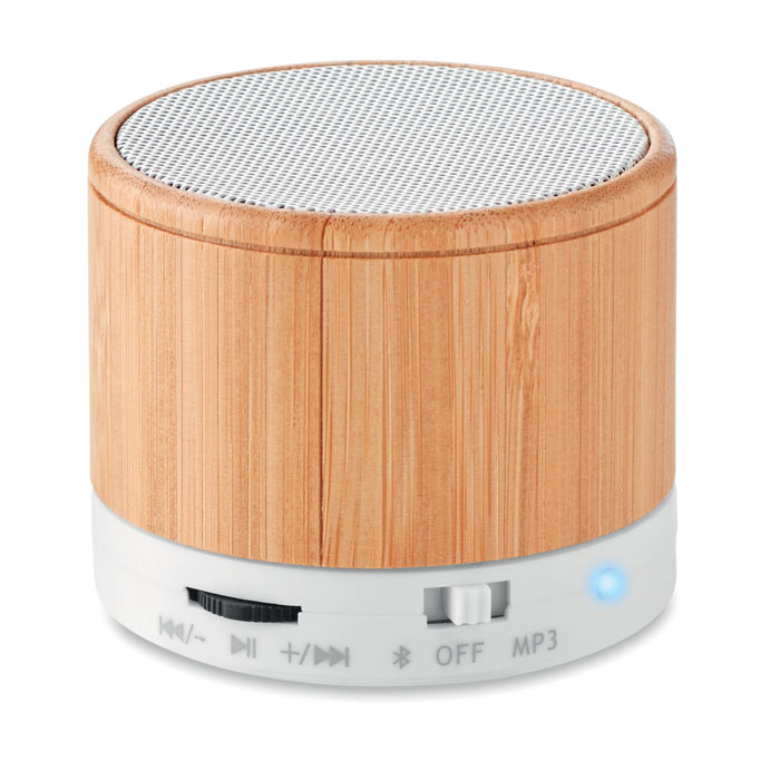 Wireless Speaker AMAWALK with Bamboo Surface