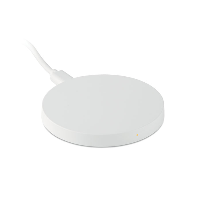 Plastic wireless charger STOLE - white