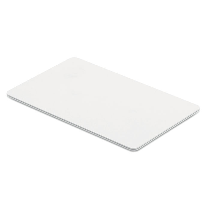 RFID blocking plastic card MEED - white