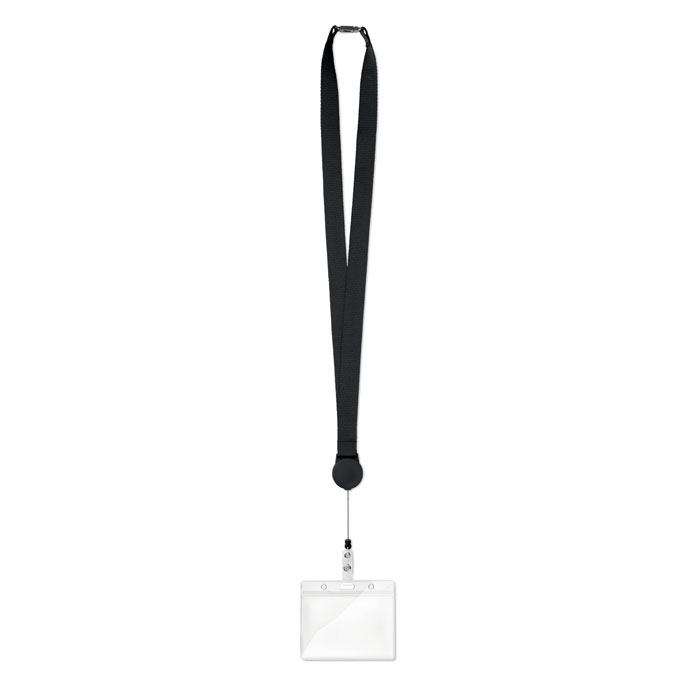 Polyesterový lanyard RUSTS s navijákem