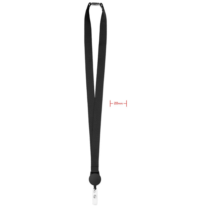 Polyester lanyard RUSTS with reel
