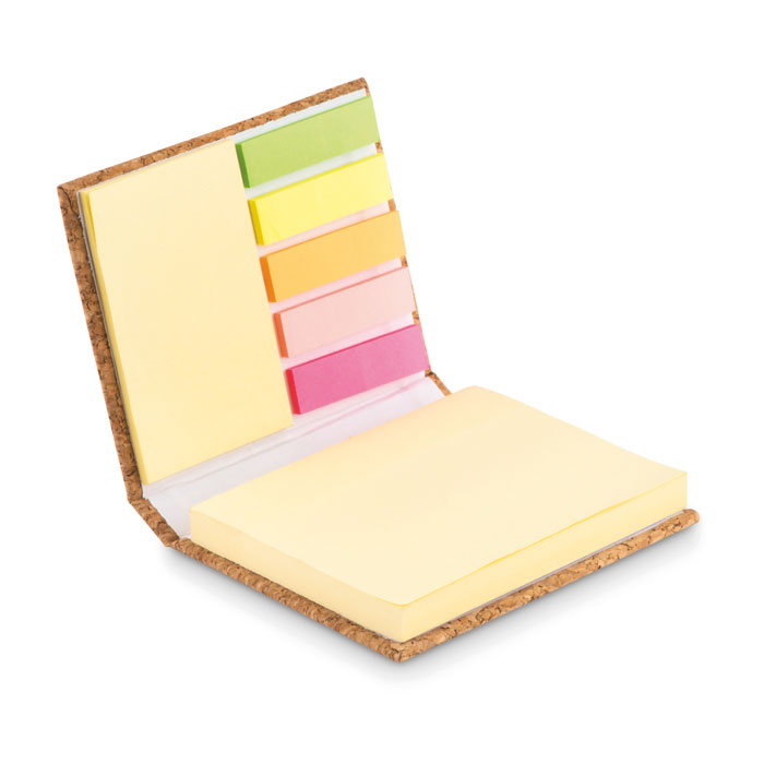 Sticky notes RIPS in cork cover - beige