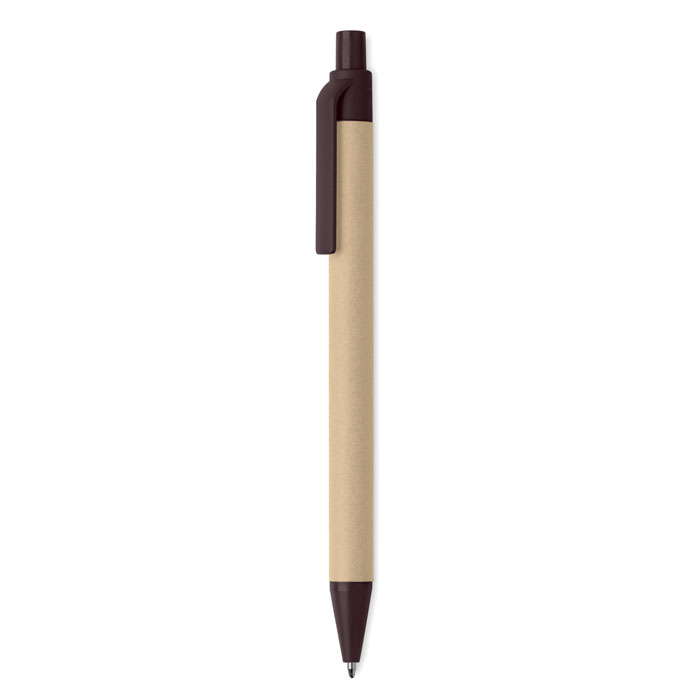 Plastic ballpoint pen REDID made of coffee husk - brown