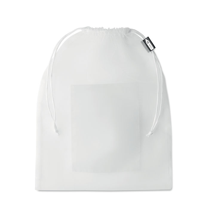 Fruit and vegetable bag TAMWO in RPET - white