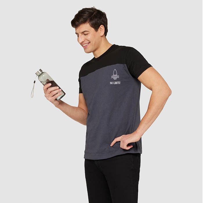 Lahev na vodu CHOSE z recyklovaného materiálu, 500 ml