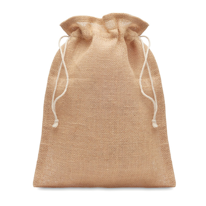 Small jute gift bag LOUT - beige