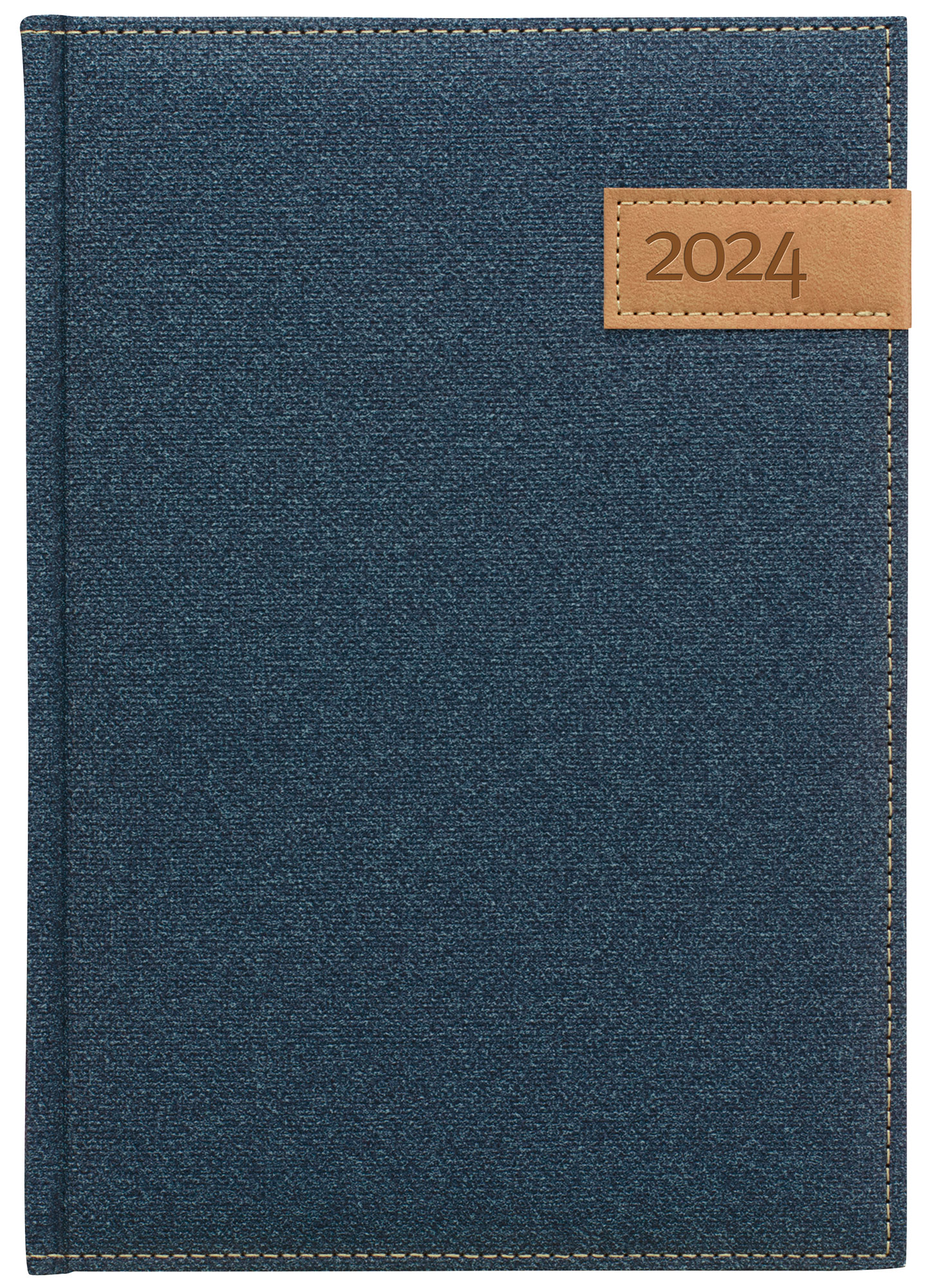 Denní diář Denim 2024, A5 - modrá
