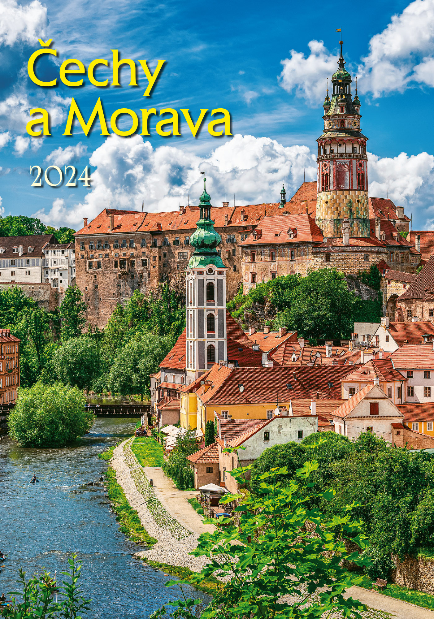 Nástěnný kalendář Čechy a Morava 2024